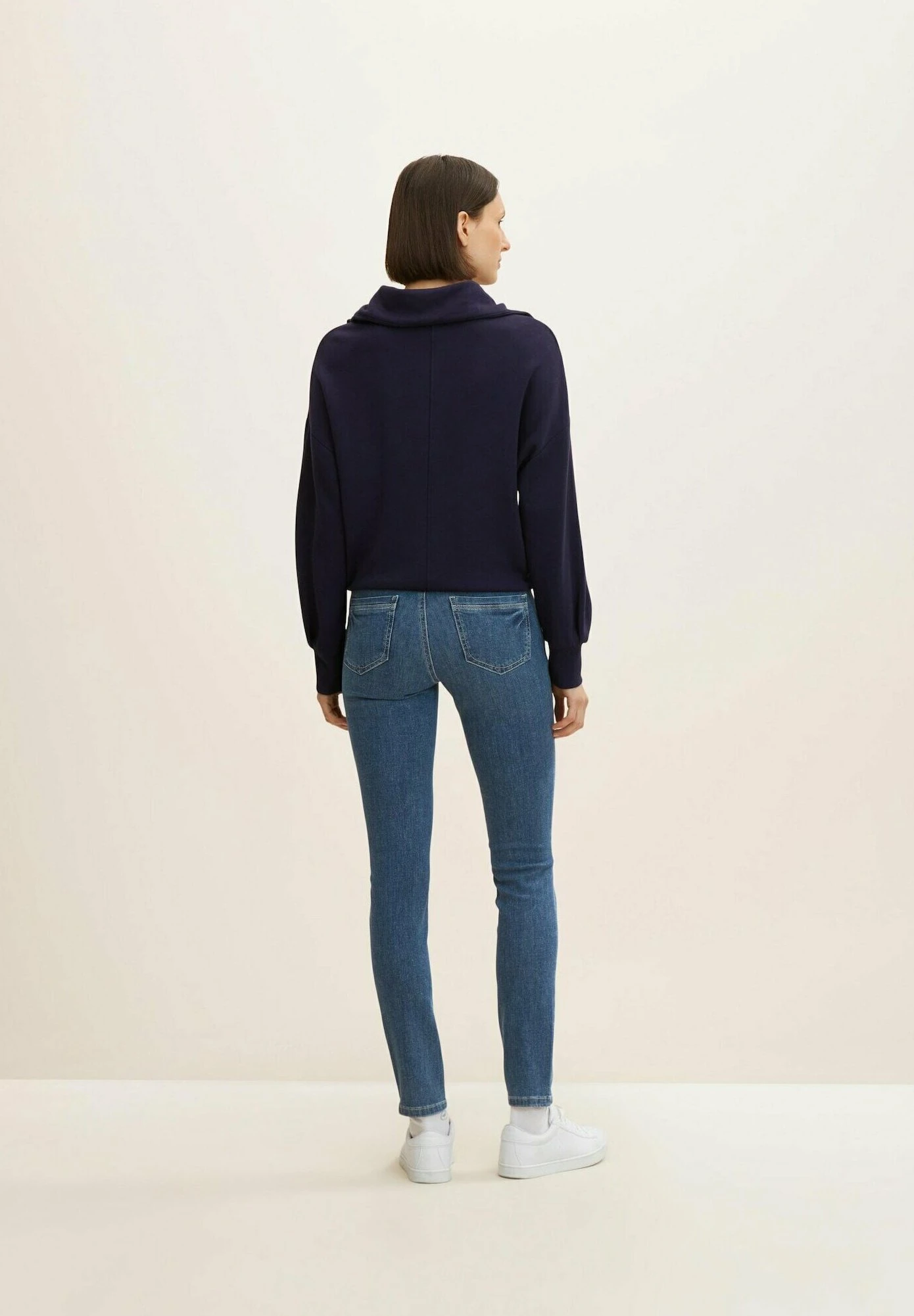 Tom Tailor Alexa - Jeans Skinny Fit - Clean Mid Stone Blue Denim 3 Tom Tailor Alexa - Jeans Skinny Fit - Clean Mid Stone Blue Denim - Afbeelding 3