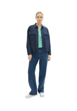 Tom Tailor Blouse - Green Floral Design