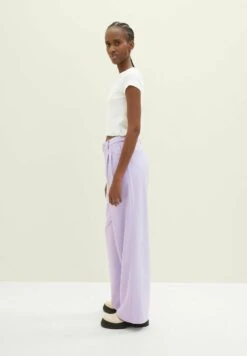 TOM TAILOR Denim Pleated Wide Leg- Broek - Lilac Vibe -Tom Tailor 242465573b01479599e9b1c104cb07f2