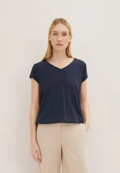 Tom Tailor Kurzarm - Blouse - Sky Captain Blue