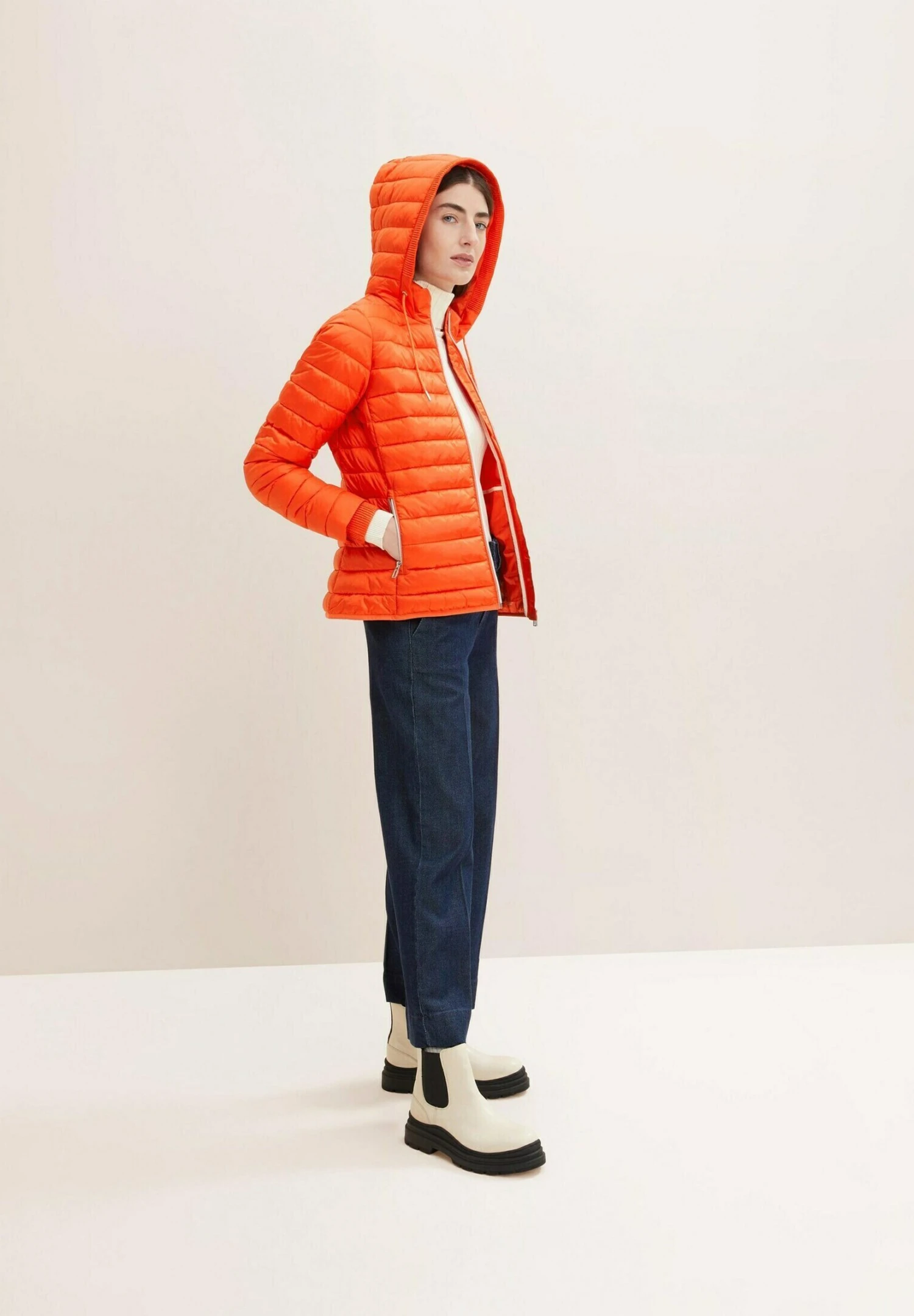 Tom Tailor Mit Kapuze - Winterjas - Fever Red 2 Tom Tailor Mit Kapuze - Winterjas - Fever Red - Afbeelding 2