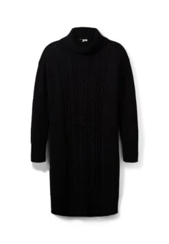 Tom Tailor In Midilänge - Gebreide Jurk - Deep Black -Tom Tailor 271180b35a634c90b1df1124fc6e6070