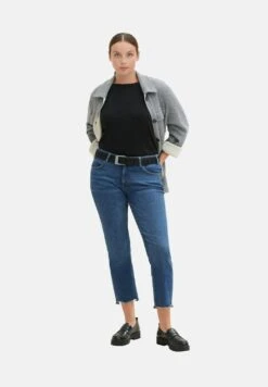 Tom Tailor Plus Im Vintage-Look - Riem - Black Uni