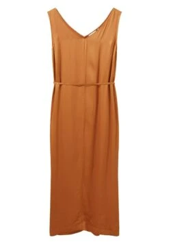 Tom Tailor Mit Gürtel - Jerseyjurk - Terracotta Brown -Tom Tailor 28037775fea144579bf2eadc74c68ac1