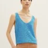 Tom Tailor Top - Soft Cloud Blue