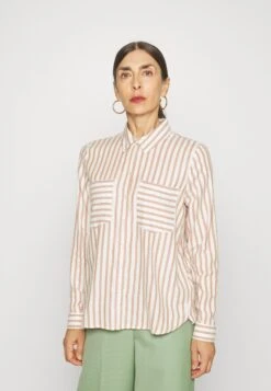 TOM TAILOR Denim Cozy Shirt - Overhemdblouse - Amber White