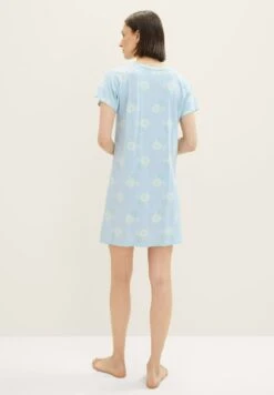 Tom Tailor Bodywear Gemustertes - Nachtjapon - Blue Medium Allover -Tom Tailor 28e024937d324515bfab58aa5aa48912