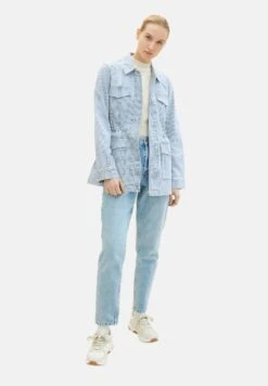 Tom Tailor Im Utility-Look - Spijkerjas - Denim Offwhite Stripe -Tom Tailor 2980000f03b74355935ca0d026617e96