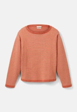 Tom Tailor Bubble Structure - Trui - Red Bubble Structure -Tom Tailor 2ae2430acb274a50bcfd37a99ff73a7b