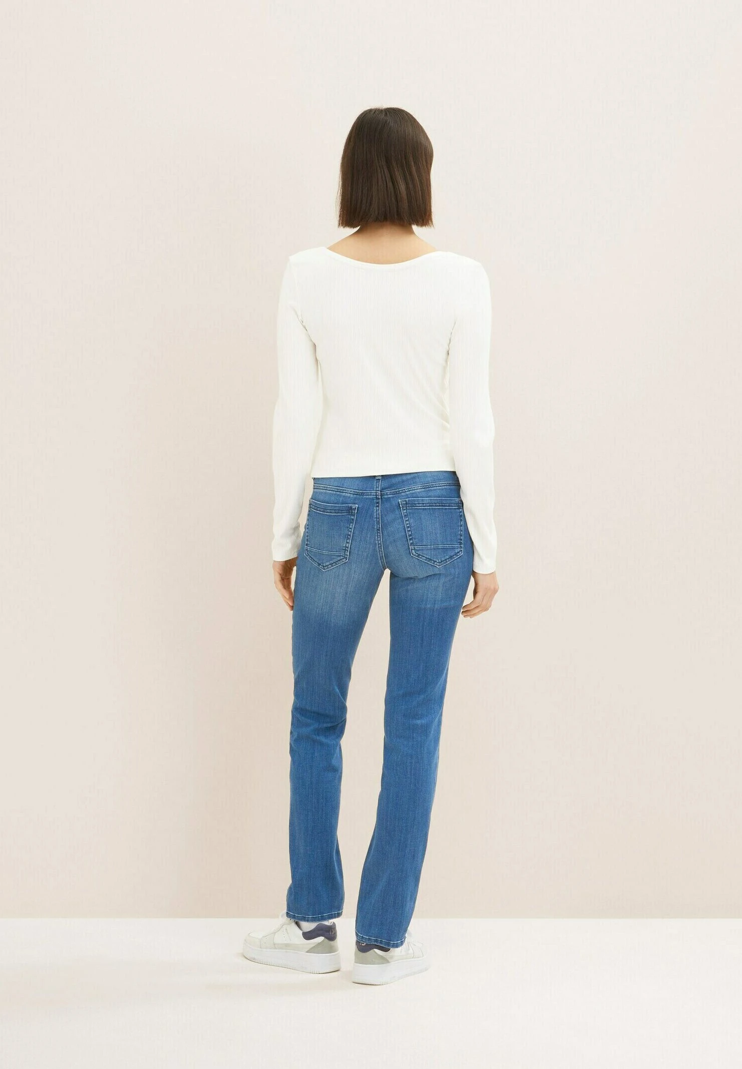 Tom Tailor Alexa - Straight Leg Jeans - Mid Stone Wash Denim 3 Tom Tailor Alexa - Straight Leg Jeans - Mid Stone Wash Denim - Afbeelding 3