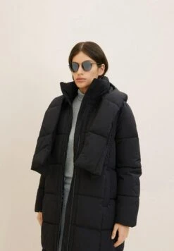 Tom Tailor Mit Abnehmbarem Schal - Winterjas - Deep Black -Tom Tailor 2c7708b3a7f5479188e88839f26a85d8