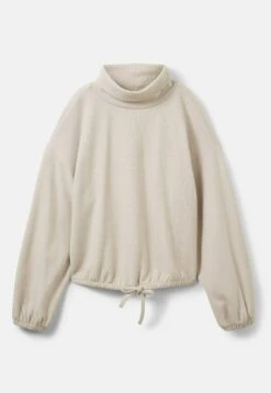 TOM TAILOR Denim Cropped Mit Rollkragen - Sweater - Cloud Grey Melange -Tom Tailor 2ca59b8e6008498289caf164b2e1a5f4