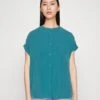 Tom Tailor Easy Shape - Blouse - Petrol Green