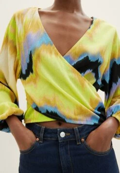 TOM TAILOR Denim Langarm Mit Farbverlauf - Blouse - New Batik Print -Tom Tailor 2d6a8e8146d146d2bf43603436a5a1a1