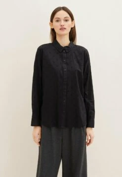 TOM TAILOR Denim Overhemdblouse - Deep Black