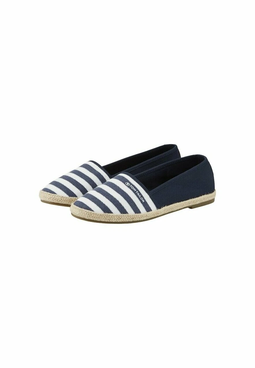 Tom Tailor Licence Mit Streifenmuster - Espadrilles - White Navy 1 Tom Tailor Licence Mit Streifenmuster - Espadrilles - White Navy