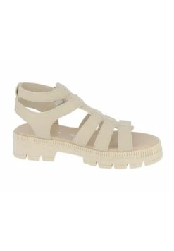 Tom Tailor Sandalen Met Plateauzool - Beige
