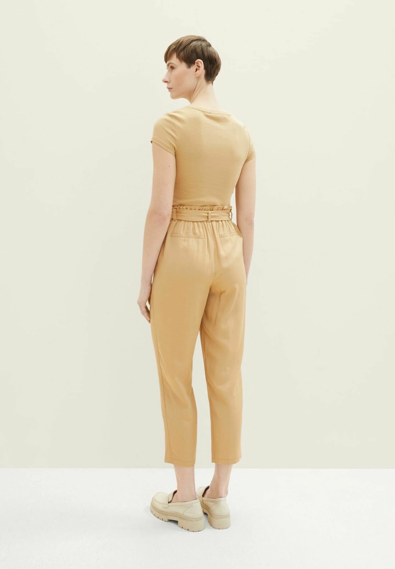 TOM TAILOR Denim Tapered Relaxed - Broek - Brown Rice 2 TOM TAILOR Denim Tapered Relaxed - Broek - Brown Rice - Afbeelding 2