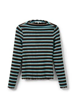 TOM TAILOR Denim Cosy - Longsleeve - Black Brown Blue Stripe 12 TOM TAILOR Denim Cosy - Longsleeve - Black Brown Blue Stripe -Tom Tailor 34581e5e18b24ac9914ec49c9f312b90