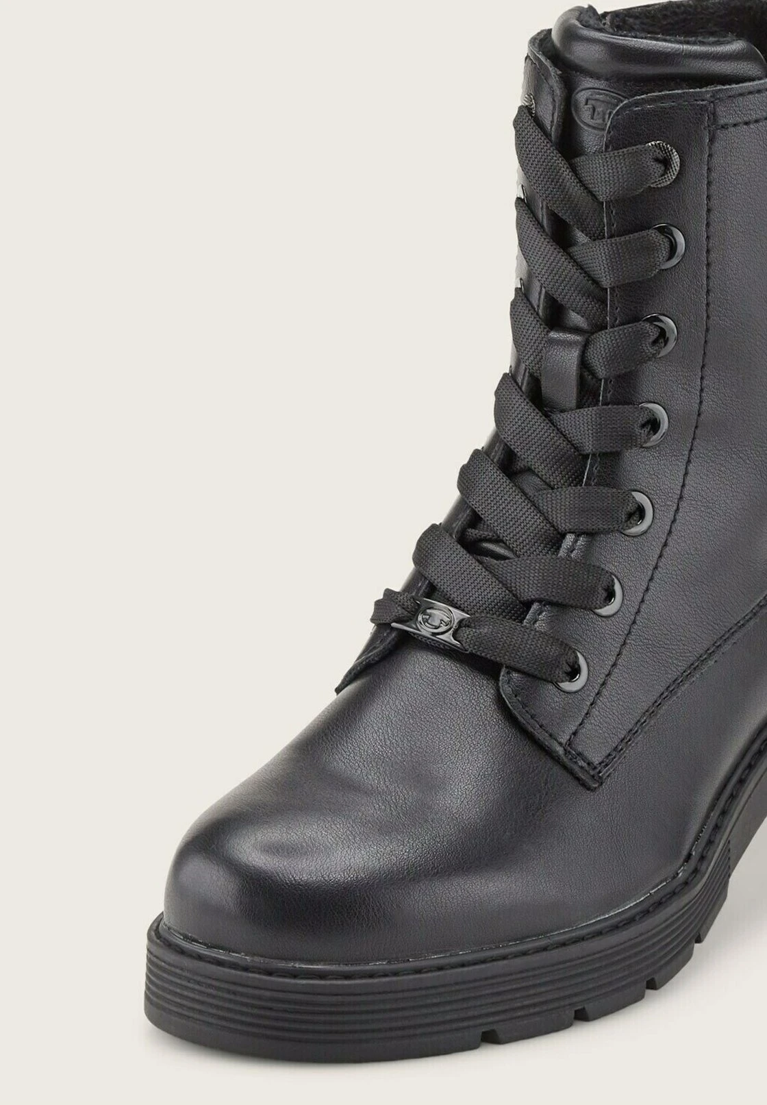 Tom Tailor Enkellaarsjes Met Plateauzool - Black 6 Tom Tailor Enkellaarsjes Met Plateauzool - Black - Afbeelding 6