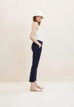 Tom Tailor Mia Slim - Chino - Navy Midnight Blue -Tom Tailor 370df4a2e0f44ff08d0fb93428e23b44