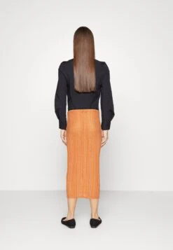 TOM TAILOR Denim Midi Skirt With Rouching - Maxirok - Mango Vichy -Tom Tailor 3781935470f84248a148664b24ce75a2