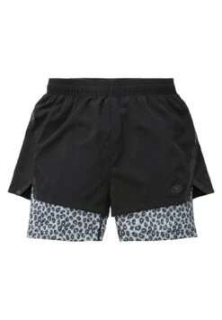 Tom Tailor Active Wear- Shorts - Black Leo -Tom Tailor 37de8c00eb814c098fb360c0acb48d83