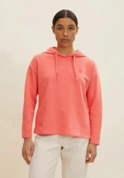 Tom Tailor Hoodie - Smooth Papaya Red