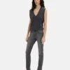 Tom Tailor Alexa - Straight Leg Jeans - Grey Denim