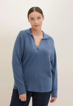 Tom Tailor Trui - Stormy Sea Blue
