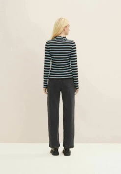 TOM TAILOR Denim Cosy - Longsleeve - Black Brown Blue Stripe 9 TOM TAILOR Denim Cosy - Longsleeve - Black Brown Blue Stripe -Tom Tailor 3aeb0cb46d1b4c4ea66266aeb912ed19