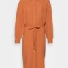 TOM TAILOR Denim Shirt Dress - Jurk - Rusty Amber