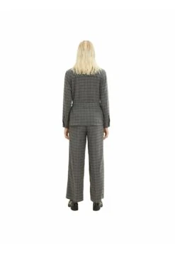 Tom Tailor Mit Karomuster Und Gürtel - Lichte Jas - Grey Small Woven Check -Tom Tailor 3bd76835e478472985ee97c689b703c5