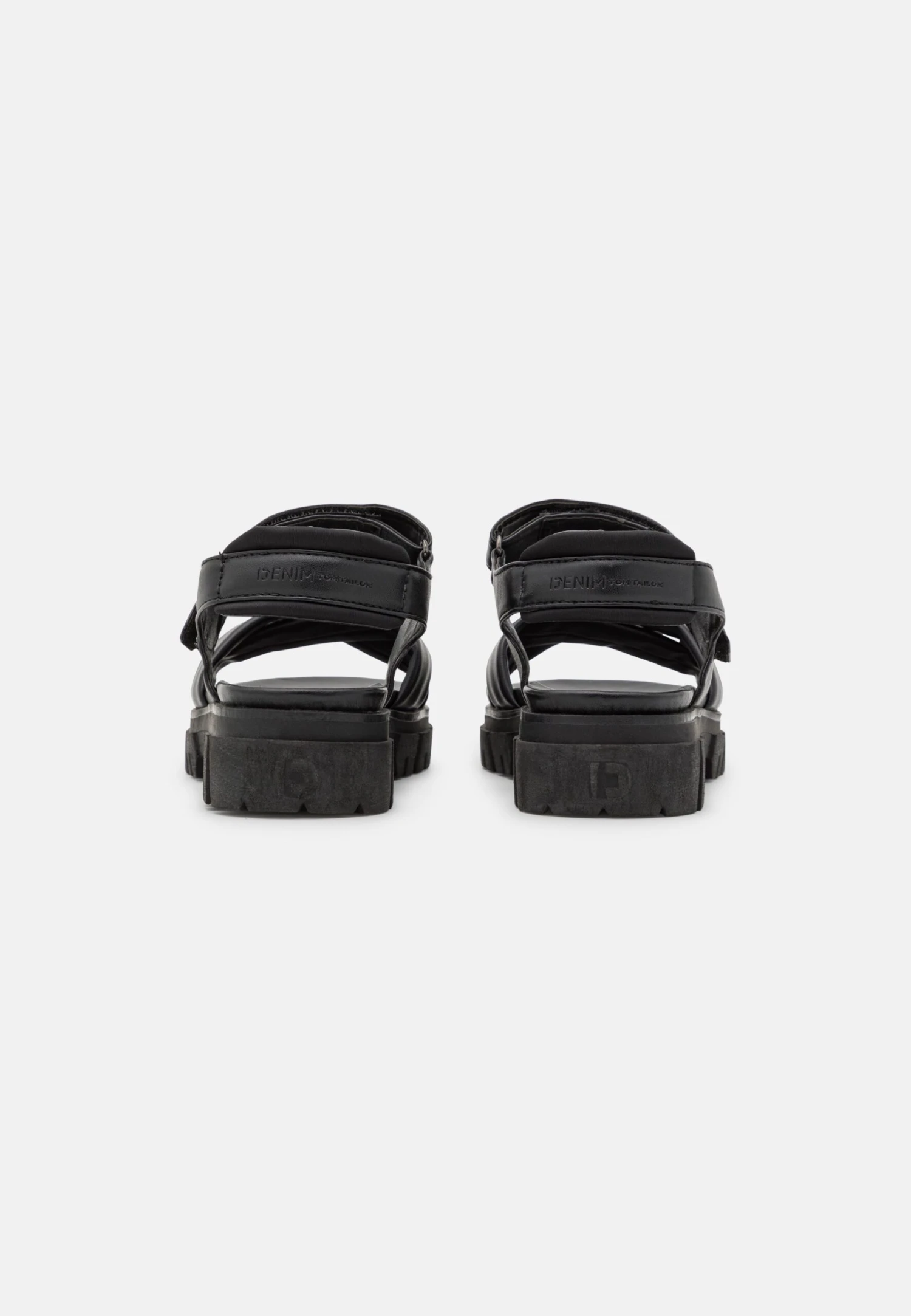 TOM TAILOR Denim Sandalen Met Plateauzool - Black 4 TOM TAILOR Denim Sandalen Met Plateauzool - Black - Afbeelding 4
