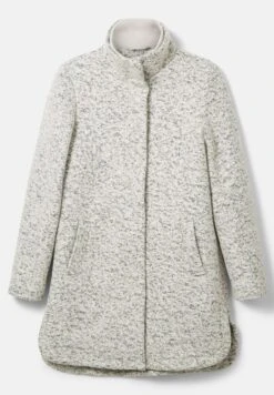 TOM TAILOR Denim Bouclé - Mantel - Grey Black Boucle -Tom Tailor 3ce4d884b6e046c48249554a6bd6bf67