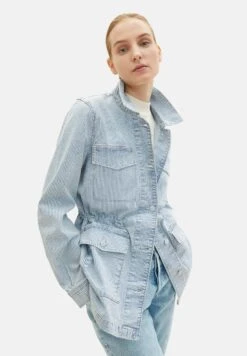 Tom Tailor Im Utility-Look - Spijkerjas - Denim Offwhite Stripe -Tom Tailor 3d633eed90c848d7af686dd7d68037d5