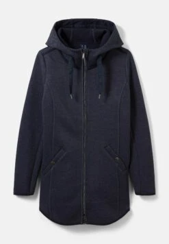 Tom Tailor Sweater Met Rits - Navy Twill Structure -Tom Tailor 3d8698de082d409c997ad5ce384264ed