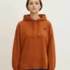 TOM TAILOR Denim Hoodie - Amber Brown