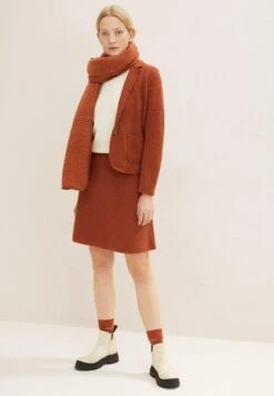 Tom Tailor Mit Struktur - A-Lijn Rok - Canyon Sunset Red Melange 16 Tom Tailor Mit Struktur - A-Lijn Rok - Canyon Sunset Red Melange -Tom Tailor 3dbdab40f069433dabb7729327aa16c8