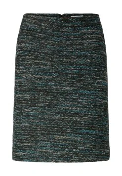 Tom Tailor Kokerrok - Green Teal Blue Boucle -Tom Tailor 3eb773667f9145f7b5655ef3f16a0300