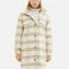TOM TAILOR Denim Mantel - Light Grey Rose Check