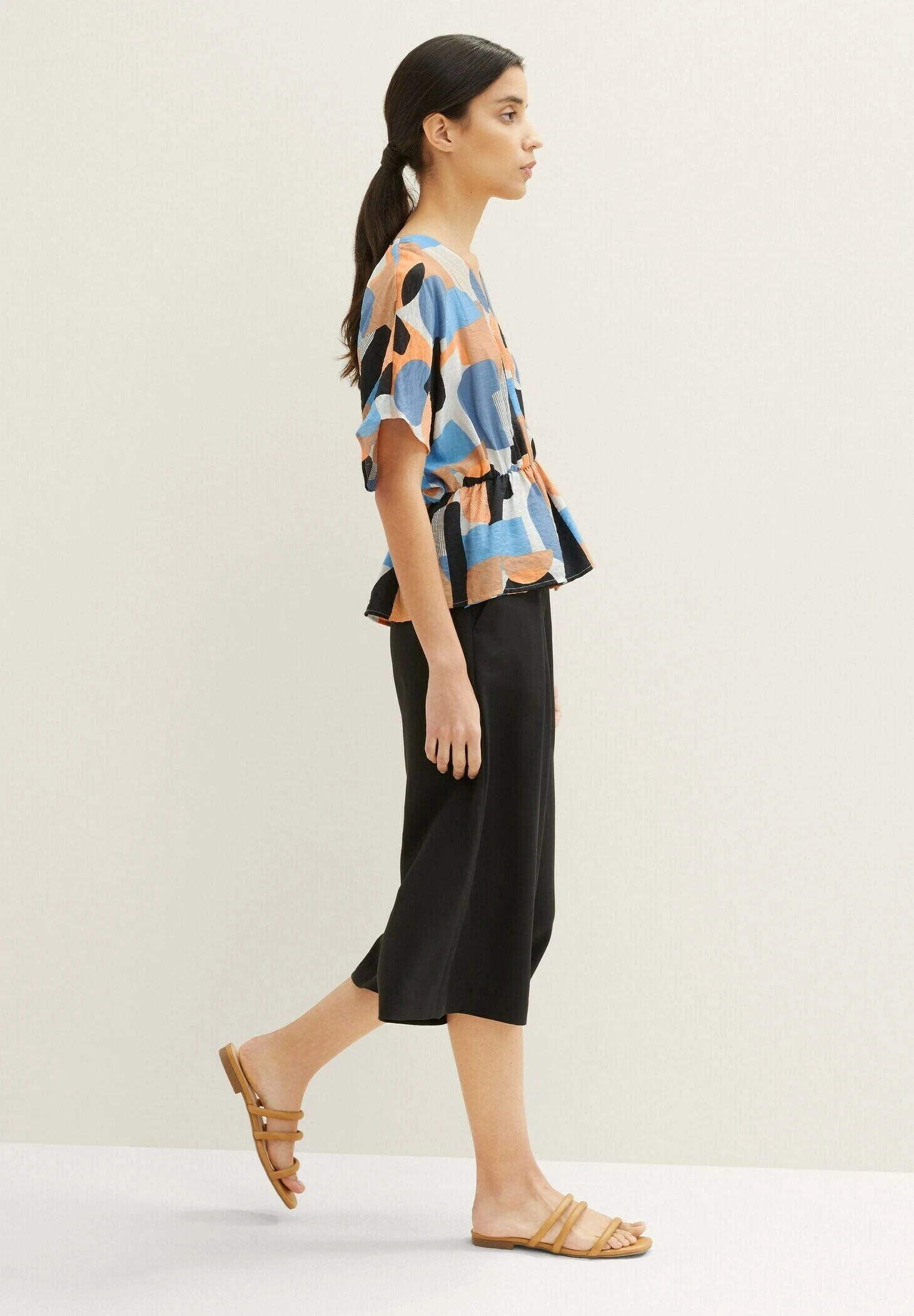 Tom Tailor Culotte - Shorts - Deep Black 5 Tom Tailor Culotte - Shorts - Deep Black - Afbeelding 5