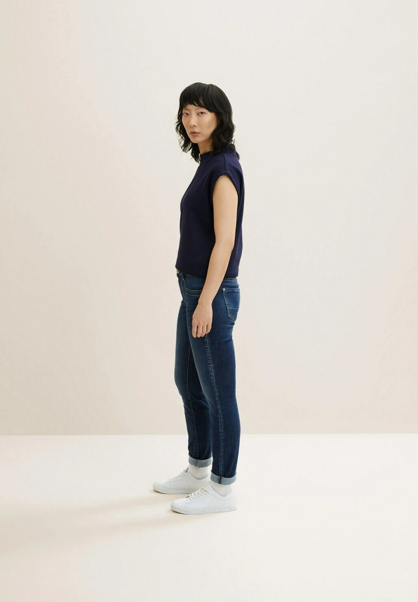 Tom Tailor Alexa- Slim Fit Jeans -Dark Blue Denim 5 Tom Tailor Alexa- Slim Fit Jeans -Dark Blue Denim - Afbeelding 5