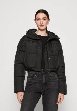TOM TAILOR Denim Short Puffer Jacket - Winterjas - Deep Black -Tom Tailor 4187e585eea8438b905b53936a8c0cba
