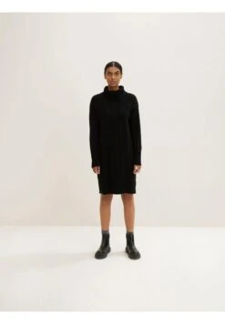 Tom Tailor In Midilänge - Gebreide Jurk - Deep Black