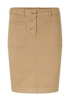 Tom Tailor Mit Taschen - Jeansrok - Splashed Clay Beige -Tom Tailor 43384225e2464fd3b352cfae0900d693