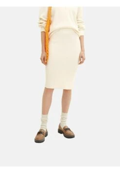 Tom Tailor Mit Rippstruktur  - Kokerrok - Soft Buttercream -Tom Tailor 43777c7e9a1c40e78543a0ff2da85994