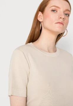 Tom Tailor Plain Washed - T-Shirt Basic - Light Cashew Beige -Tom Tailor 43aa85d3245c46b09637647709a102a8