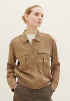 Tom Tailor Im Utility-Look - Jas - Splashed Clay Beige