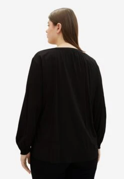 Tom Tailor Langarm - Blouse - Deep Black -Tom Tailor 448cb614110e463ba494c77232e02b68